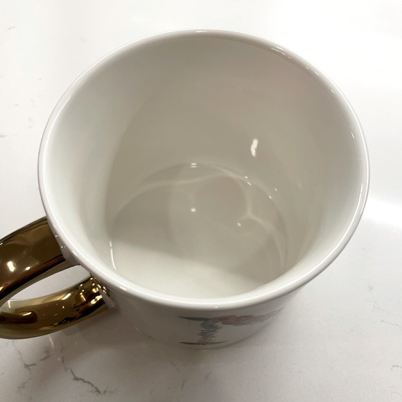 *NEW* Opalhouse Porcelain coffee cup / mug Monogram letter “N” floral with gold - Picture 4 of 8